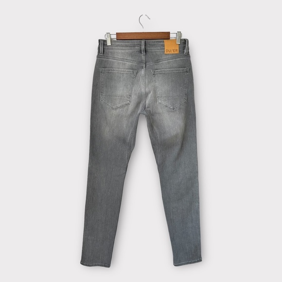 DU/ER Performance Denim L2X Slim Fit Stretch Jeans in Pavement Gray, size 30x34 - Picture 2 of 9